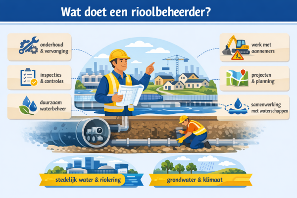 Alles over het beroep rioolbeheerder Wat doet een rioolbeheerder